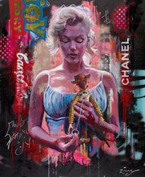 Pulling The Strings by Zinsky - Original Painting on Stretched Canvas sized 32x39 inches. Available from Whitewall Galleries